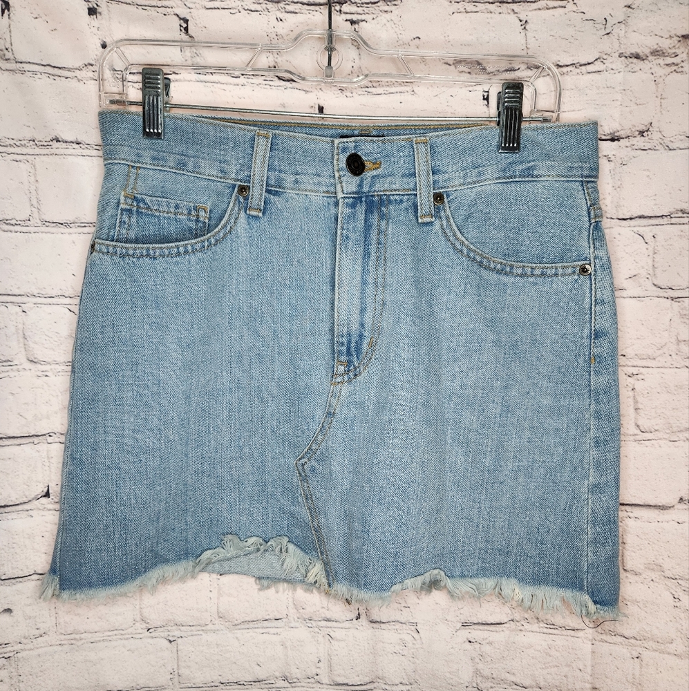 Just Black‎ Women's Denim Cutoff Skirt Size Small